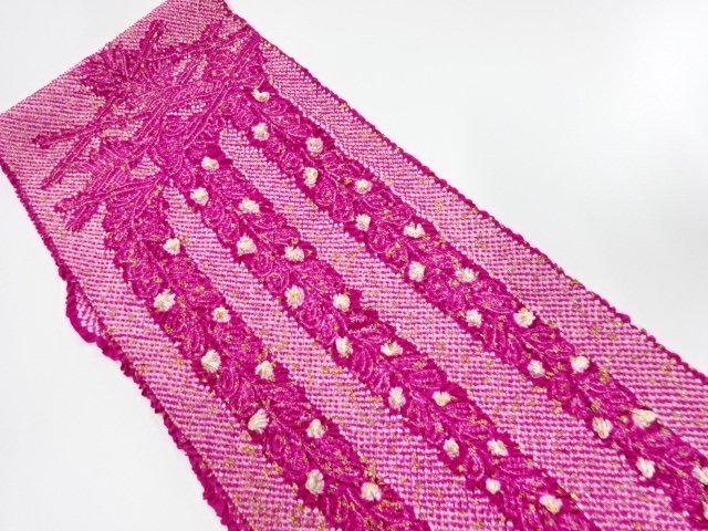  正絹　振袖用　絞り帯揚げ